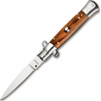 Автоматический складной нож нож Magnum Sicilian Needle Olive Wood, сталь 440A, рукоять дерево, 01MB279 купить в Кургане