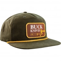 Бейсболка Buck Vintage Logo, зеленая купить в Кургане