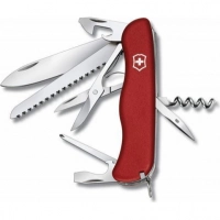 Мультитул Victorinox Outrider 0.8513, сталь X50CrMoV15, рукоять нейлон, красный купить в Кургане