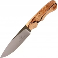 Нож с фиксированным клинком Arno Bernard Cheetah, сталь N690, рукоять Spalted Maple купить в Кургане