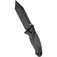 Нож с фиксированным клинком EX-F02 Black Tanto Blade, OD Green Handle 11.4 см. купить в Кургане