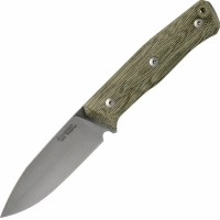 Нож с фиксированным клинком LionSteel B35, сталь Sleipner, рукоять Green canvas micarta купить в Кургане