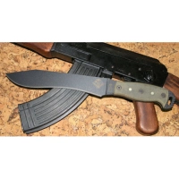 Нож с фиксированным клинком Ontario «NS-9 Black Micarta «, фосфорные доты купить в Кургане