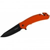 Складной нож Barricade KERSHAW 8650, сталь 8Cr13MoV, рукоять GFN термопластик, оранжевый купить в Кургане