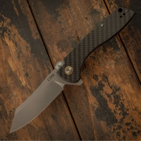 Складной нож CJRB Kicker, сталь D2, Carbon Fiber купить в Кургане