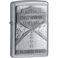 Зажигалка ZIPPO Harley-Davidson® Легенда, с покрытием Street Chrome™ купить в Кургане