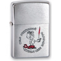 Зажигалка ZIPPO Мальчик, латунь с покрытием Brushed Chrome, серебристый, матовая, 36х12×56 мм купить в Кургане