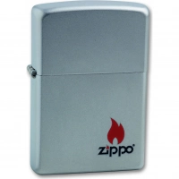 Зажигалка ZIPPO Satin Chrome, латунь с ник.-хром. покрыт., серебр., матовая, 36х56х12 мм купить в Кургане