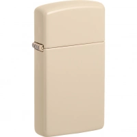 Зажигалка ZIPPO Slim® с покрытием Flat Sand, бежевая, матовая купить в Кургане