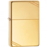 Зажигалка ZIPPO Vintage™ с покрытием High Polish Brass купить в Кургане